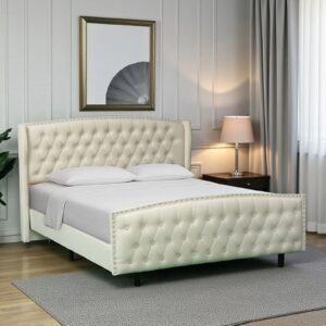 Luxe Chesterfield Upholstered Bed