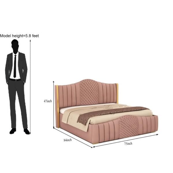 Rose Royale Upholstered Bed